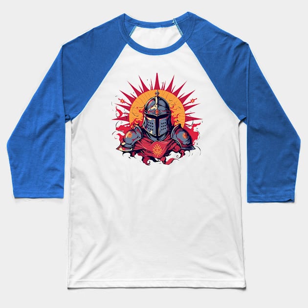 dark soul Baseball T-Shirt by piratesnow